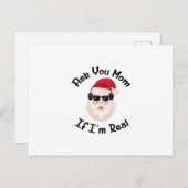 Carte Postale Noël horrible Noël moche drôle (Devant / Derrière)