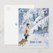 Carte Postale Noël Jenny Nyström Laisser neiger CC0118 (Devant / Derrière)