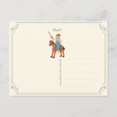 Carte Postale Noël Jenny Nyström Lill-Nisse chevauchant CC0311 (Dos)