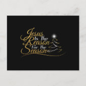 Carte Postale Noël Jésus est la raison de la saison (Devant)