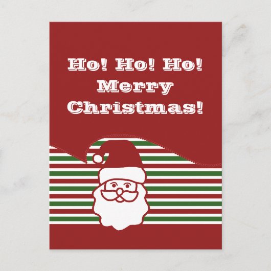 Carte postale Noël Jolly Santa Claus (Devant)
