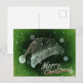 Carte Postale Noël Joyeux à Santa Hat (Devant / Derrière)