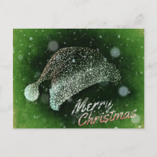 Carte Postale Noël Joyeux à Santa Hat
