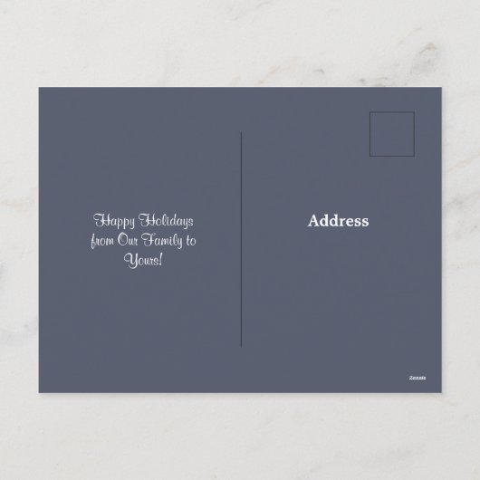 Carte postale Noël Kitten Salutation (Dos)