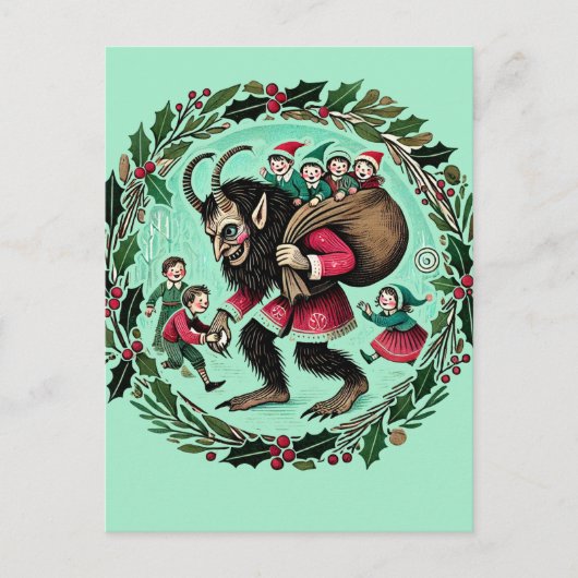 Carte Postale Noël Krampus (Devant)