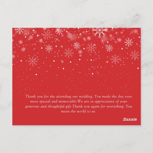 Carte Postale NOËL MARIÉ | photo en écriture blanche (Dos)