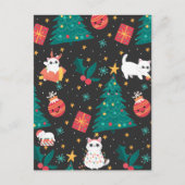 Carte Postale Noël Meowy (Devant)