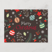 Carte Postale Noël mignon (Devant)