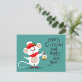 Carte Postale Noël mignon (Debout devant)