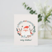Carte Postale Noël mignon (Debout devant)