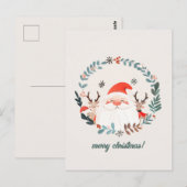 Carte Postale Noël mignon (Devant / Derrière)
