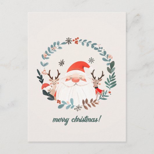 Carte Postale Noël mignon (Devant)