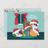 Carte Postale Noël mignon (Devant / Derrière)