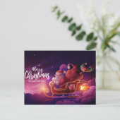 Carte Postale Noël mignon (Debout devant)