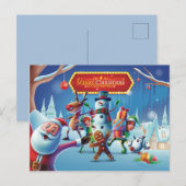 Carte Postale Noël mignon (Devant / Derrière)