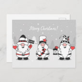 Carte postale Noël mignonne (Devant / Derrière)