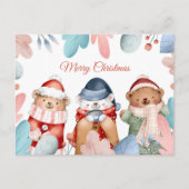 Carte postale Noël mignonne (Devant)