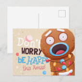 Carte postale Noël mignonne (Devant / Derrière)