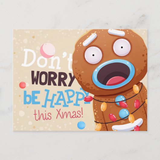 Carte postale Noël mignonne (Devant)