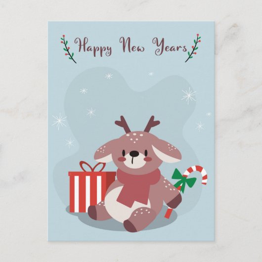 Carte postale Noël mignonne (Devant)