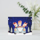 Carte postale Noël mignonne (Debout devant)