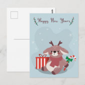 Carte postale Noël mignonne (Devant / Derrière)