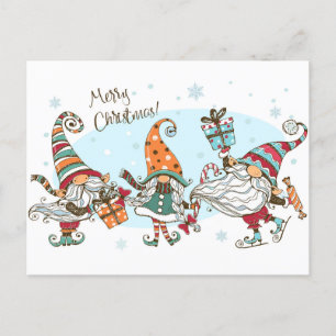 Carte postale Noël mignonne