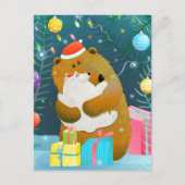 Carte postale Noël mignonne (Devant)