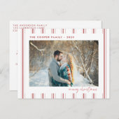 Carte postale | Noël moderne (Devant / Derrière)