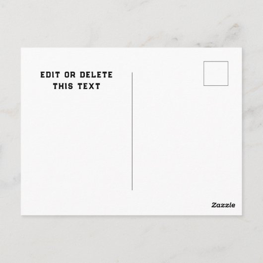 Carte Postale Noël natation (Dos)