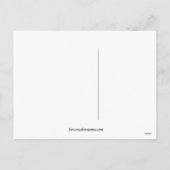 Carte postale Noël New York (Dos)