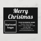 Carte postale Noël noir (Devant)