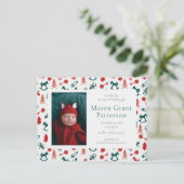 Carte postale Noël Nouveau-né (Debout devant)