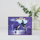 Carte Postale Noël Orca (Debout devant)