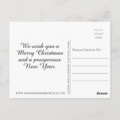 Carte Postale NOËL Paix (Dos)