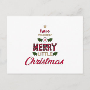 Carte Postale Noël Père Noël Geek Cool Drôle idée cadeau de Noël
