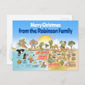 Carte Postale Noël personnalisé SoCal (Devant / Derrière)