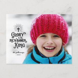 Carte Postale Noël religieux photo complète