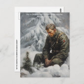 Carte Postale Noël russe (Devant / Derrière)