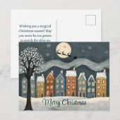 Carte Postale Noël rustique (Devant / Derrière)