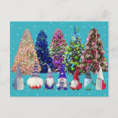 Carte Postale Noël Scandi Gnomes (Devant)
