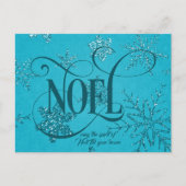 Carte Postale NOEL Script Christmas  (Devant)
