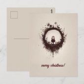 Carte Postale Noël sombre (Devant / Derrière)