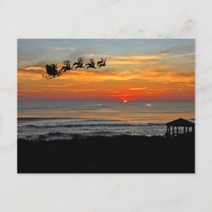 Carte Postale Noël sur les Outer Banks