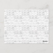 Carte Postale Noël | Thanksgiving | Chemises et cadeaux famille (Dos)