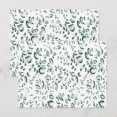 Carte Postale Noël | Thanksgiving | Chemises et cadeaux famille (Devant / Derrière)