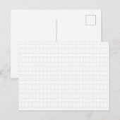 Carte Postale Noël | Thanksgiving | Chemises et cadeaux famille (Devant / Derrière)