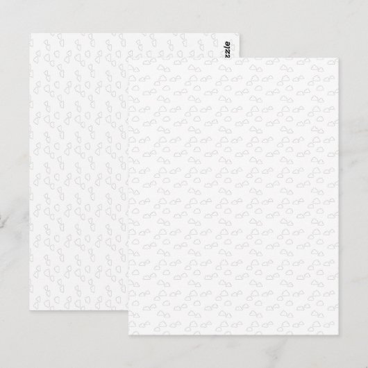 Carte Postale Noël | Thanksgiving | Chemises et cadeaux famille (Devant / Derrière)