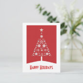 Carte postale Noël Tree Holiday (Debout devant)