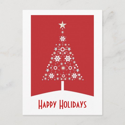 Carte postale Noël Tree Holiday (Devant)